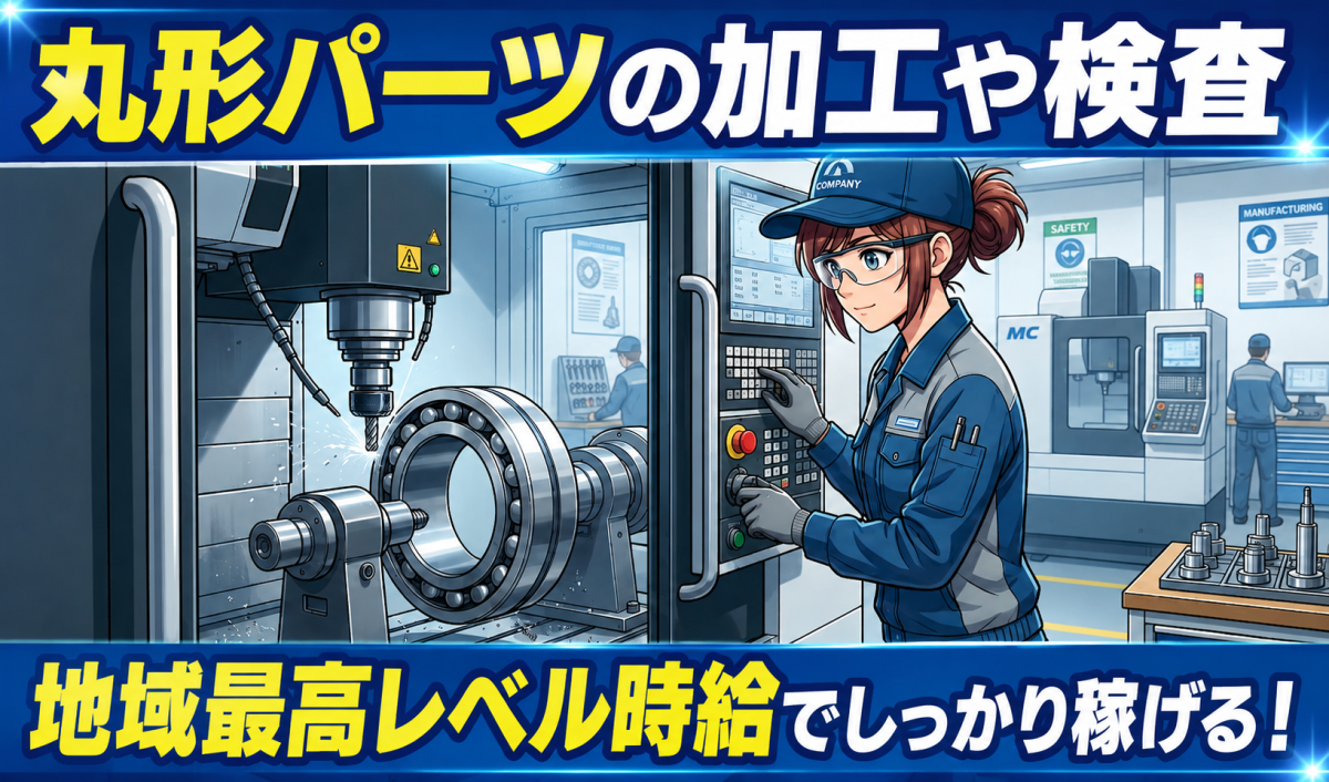 金属加工品の加工・検査/ブランクOK・丁寧な研修あり/東白川郡 棚倉町