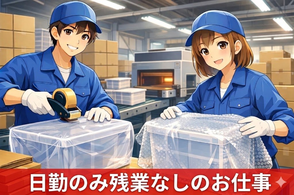 収納ケースの検査・梱包/残業ほぼなし・工場見学OK/棚倉町