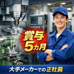 包装機械の部品加工オペレーター//賞与5ヶ月分支給！/有名メーカーでの正社員採用